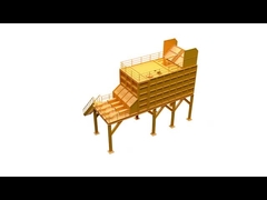 Tanque de almacenamiento de lodos cúbicos de 1 salida